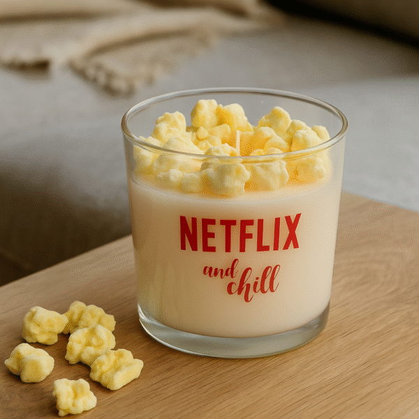 Crazy Pop Candle – Vibrant Scented Soy Wax Candle with Vanila Aroma